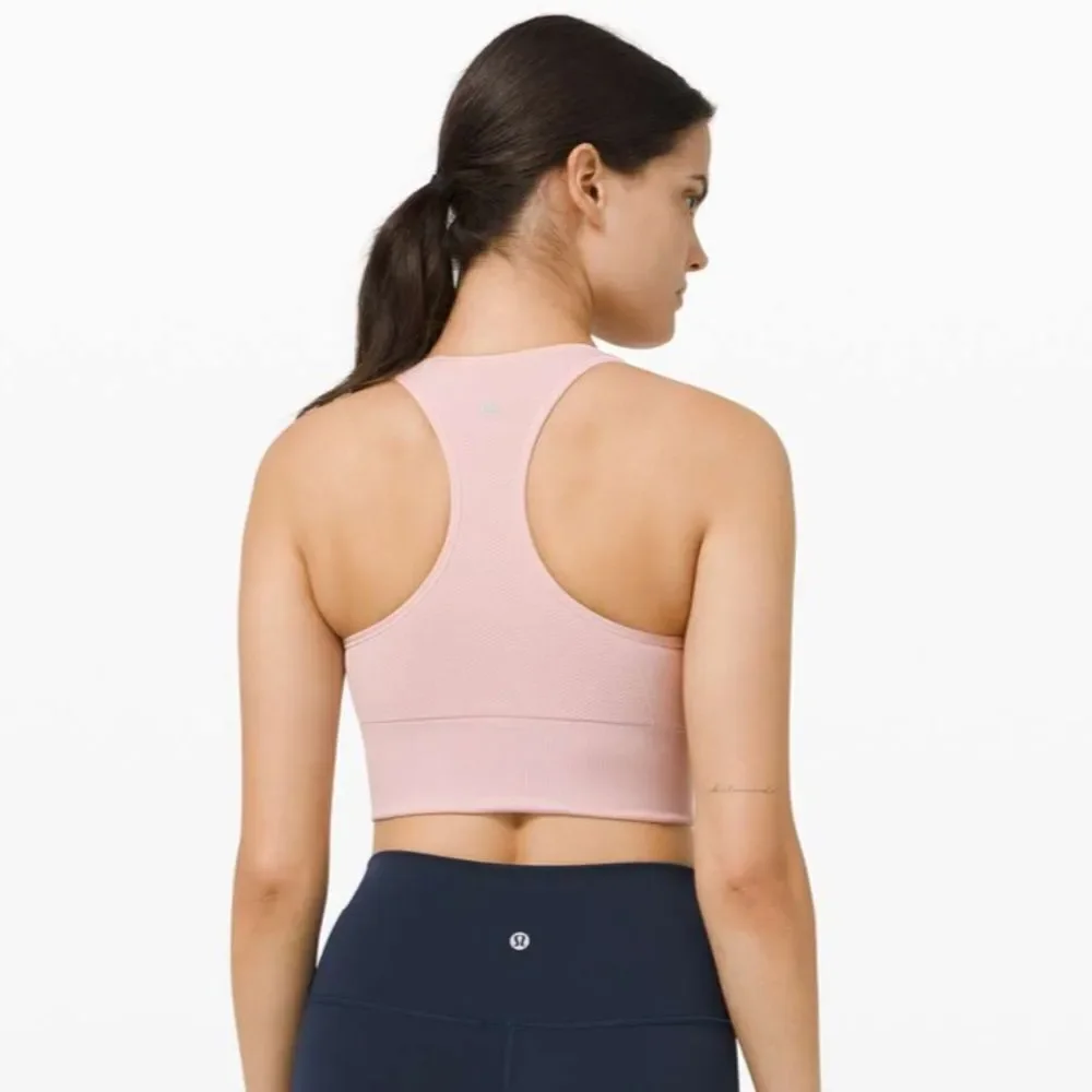 Lululemon Ebb to Train Bra *Medium Support, C/D Cup Porcelain Pink